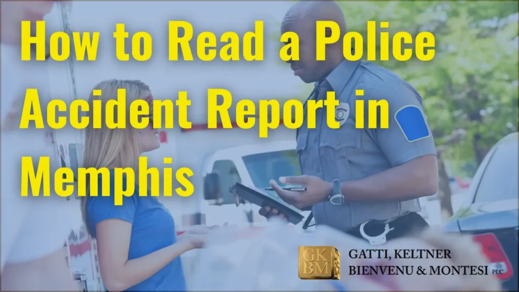 How to Read a Police Accident Report in Memphis image