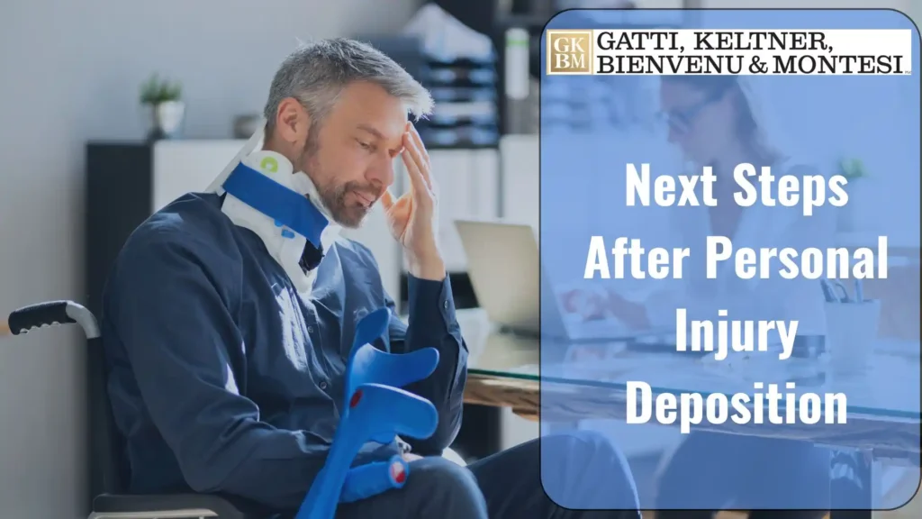 Next Steps After Personal Injury Deposition Image